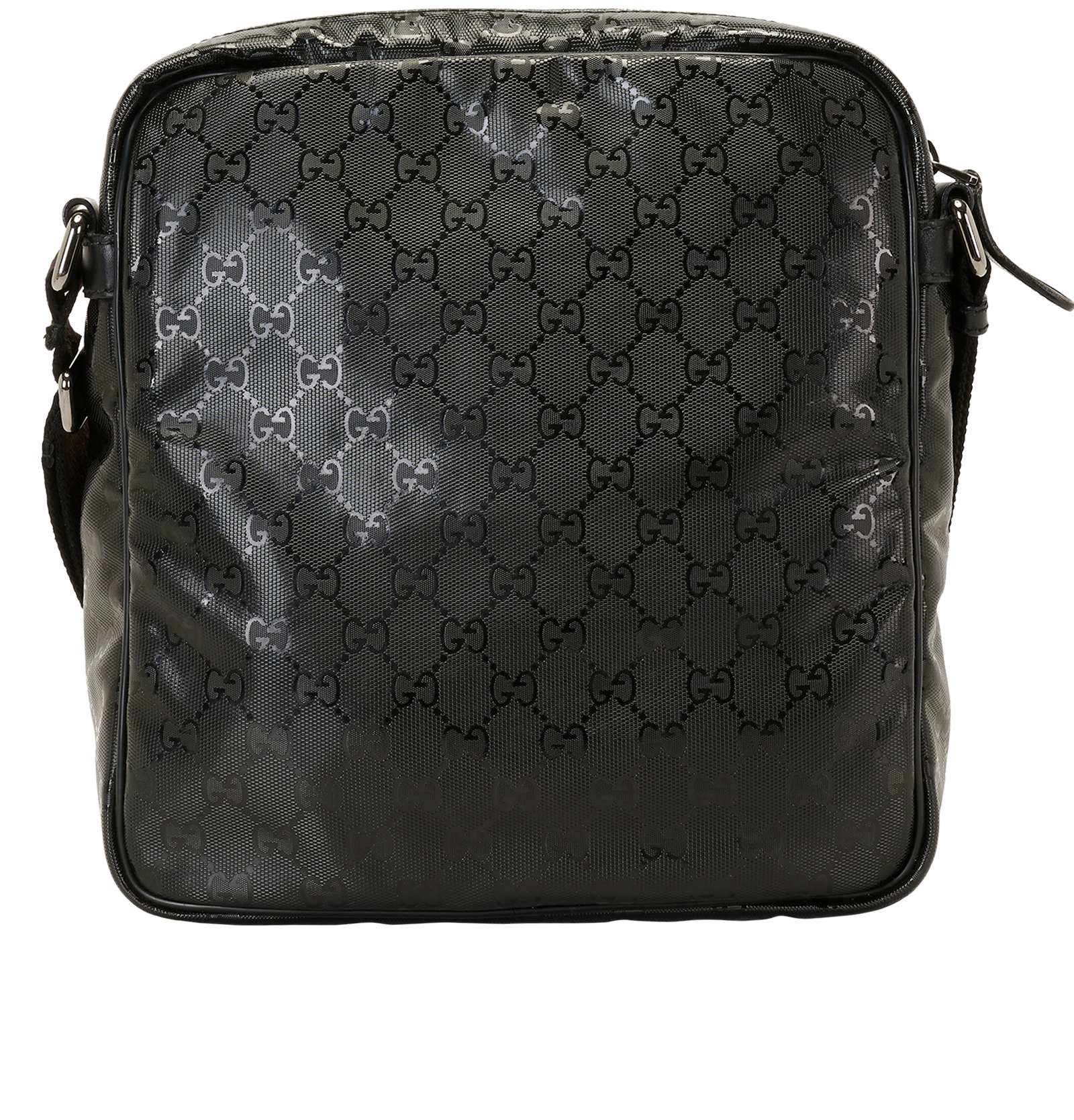 GG Messenger, &pound;310, Handbags, Black, Canvas, Back view